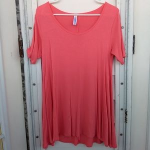 Coral Lularoe Perfect tunic tank